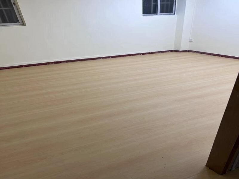 New ESD vinyl flooring installation acceptance testing timeline